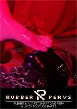 Rubber & Fetishart Give Perv A Latex Footjob – Part 2