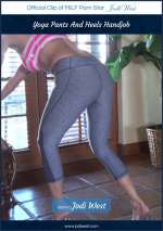 Yoga Pants And Heels Handjob