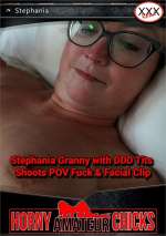 Stephania Granny with DDD Tits Shoots POV Fuck & Facial Clip