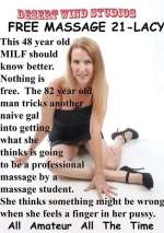 Blonde Woman Gets so Horny during Her Massage